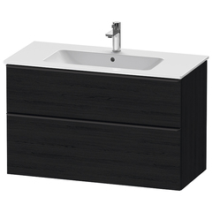 Duravit D-Neo DE436301616 Тумбочка подвесная, 625x1010x462, 1 ящик цвет: Black Oak фото