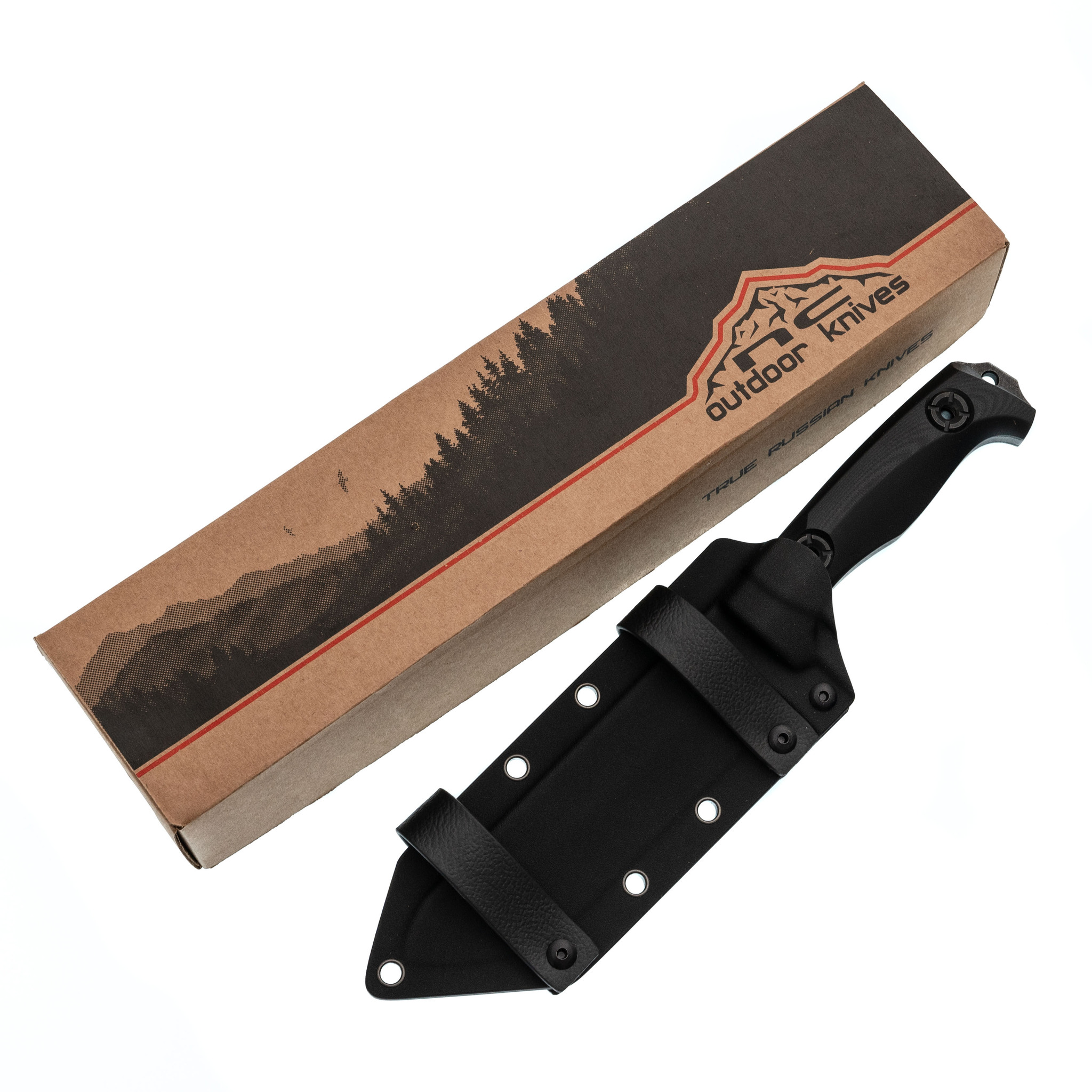 Туристический нож N.C.Custom Insurgent сталь D2, рукоять G10, черный