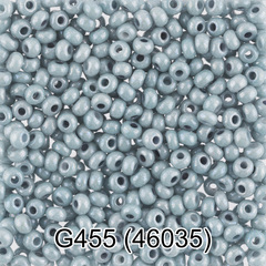 Бисер Чехия "GAMMA" круглый 7 10/0 2.3 мм G455 зелено-голубой ( 46035 )