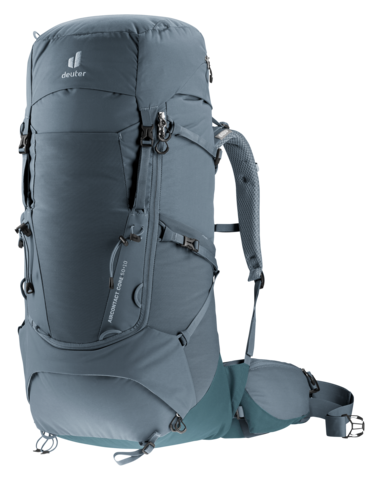 Картинка рюкзак туристический Deuter Aircontact Core 50+10 Graphite-Shale - 1