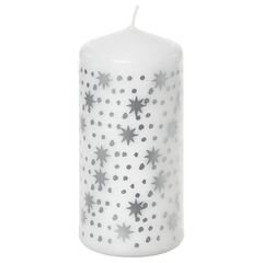 Свеча IKEA VINTERFINT (ВИНТЕРФИНТ), Серый, 45 часов, 14 см