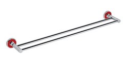 Bemeta Trend-I 104104058C Полотенцедержатель, цвет: хром, красный фото