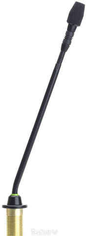 SHURE MX410/S суперкардиоидный конференц. микрофон на 'гусиной шее' 10' с предусилителем и индикатором, цвет черный.