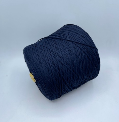 E.Miroglio (пр.Италия),art-Twine 180м/100гр. 64% хлопок, 36% полиакрил ,цвет-Темно-синий, арт.29772