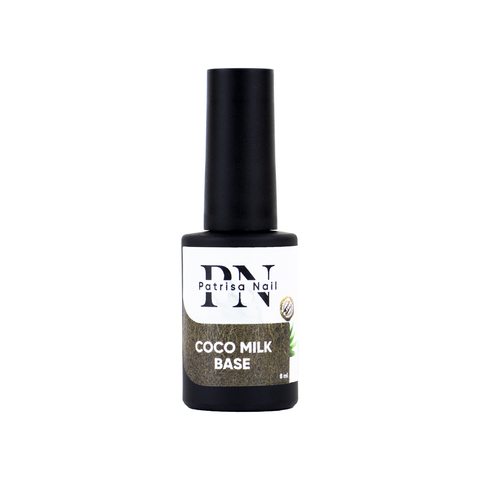 Patrisa Nail, База каучуковая для гель-лака белая Coco milk base 8 мл