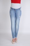 Джинсы для беременных (SLIM) 08707 синий