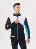 Мужской тренировочный лыжный костюм Nordski Pro 2.0 white-black-light blue - 5