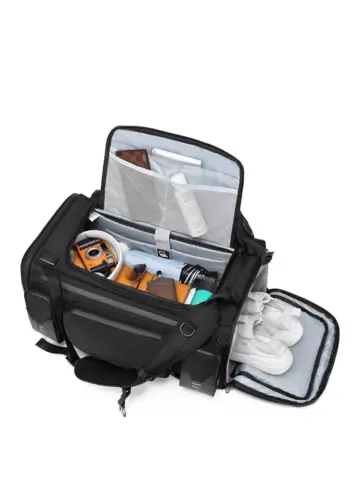 Картинка рюкзак для путешествий Ozuko 9326 Black - 3