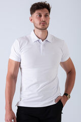 Поло Mike x NEBBIA Muscle Fit White Polo Shirt 157 Белое
