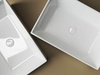 Ceramica Nova Element CN5013 Умывальник чаша накладная прямоугольная, 59x39, цвет: белый