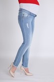 Джинсы для беременных (SLIM) 08707 синий