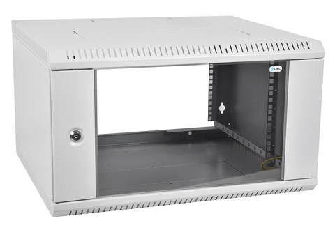 Шкаф ЦМО ШРН-Э-15.650 телекоммуникационный настенный разборный 15U (600 × 650) дверь стекло