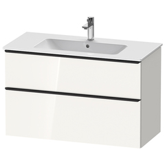 Duravit D-Neo DE436302222 Тумбочка подвесная, 625x1010x462, 1 ящик цвет: белый высокоглянцевый фото