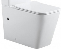 Aquanet Tavr 243542 Чаша с сидением для унитаза напольного с Rimless, цвет: белый фото