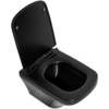 BelBagno BB3201CHR-MB/BB3201SC-MB Унитаз подвесной безободковый, цвет: чёрный