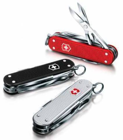 Нож-брелок Victorinox MiniChamp Alox, 58 mm Red (0.6381.20)