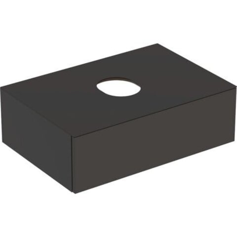 Geberit VariForm 501.160.00.1 Тумба под раковину, 75x23.5x51см, темно-серый / лакированный матовый, темно-серый / матовый