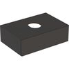 Geberit VariForm 501.160.00.1 Тумба под раковину, 75x23.5x51см, темно-серый / лакированный матовый, темно-серый / матовый