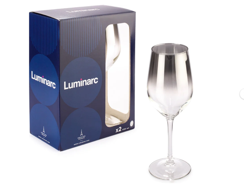 Набор бокалов для вина Luminarc Селест Серебряная дымка 450 мл (2 шт) - купить 1