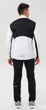 Премиальный костюм для лыж и зимнего бега Nordski Hybrid Pro 2.0 White/Black мужской