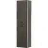 BelBagno DUE-1500-2A-SC-GM-P DUE Шкаф подвесной с двумя распашными дверцами с доводчиками, с двумя полками, универсальный ,Оружейная сталь, 400x300x1500