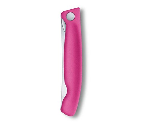 Нож кухонный складной Victorinox Classic, 110 mm, Wavy Edge, Pink (6.7836.F5B)