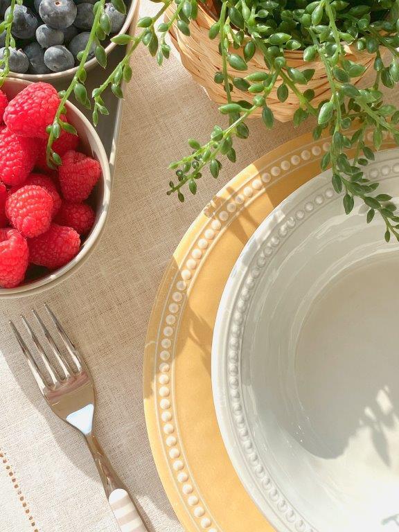 Melamine dessert plate harmony – sunset, 6 pc Marine Business