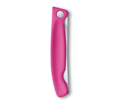 Нож кухонный складной Victorinox Classic, 110 mm, Wavy Edge, Pink (6.7836.F5B)