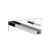 Gessi Rettangolo 30994#031 Встраиваемый смеситель для раковины, рукоятка "джойстик", излив 185мм(внешние части), цвет: хром
