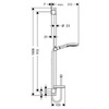 Hansgrohe Raindance Select S 26631000 Душевой гарнитур 90 см 3 режима