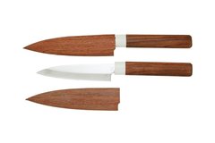 Фото Нож кухонный овощной Kanetsune KC-082, 95 мм, чехол