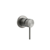 Gessi 316 54119#239 Встраиваемый смеситель, на 1/2", на 1 источник (внешняя часть), цвет: steel brushed