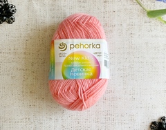 Пряжа "Детская новинка", 100% акрил, 50 гр., 200 м, №324 св.азалия