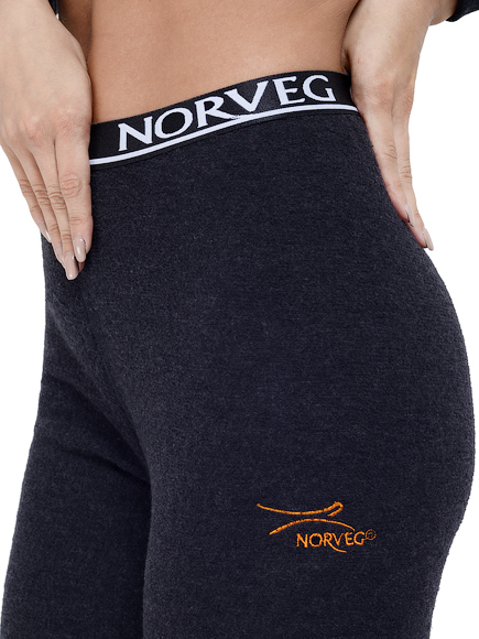 Термобелье легинсы Norveg "-60⁰С" женские антрацит - 6