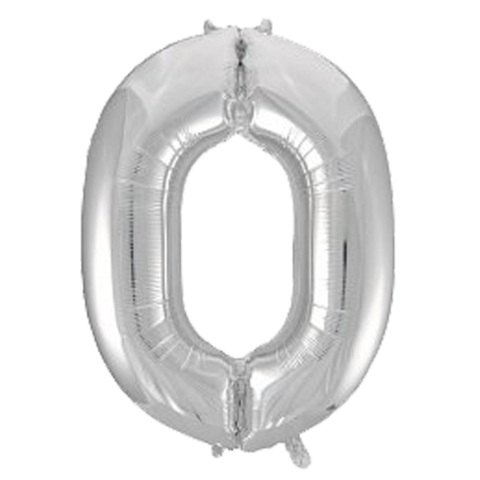 Цифры Серебро, 86 см