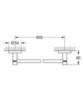 GROHE Essentials 40366DL1 Полотенцедержатель
