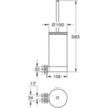 GROHE Selection 41215KF0 Tуалетный ёршик с держателем, фантомный чёрный
