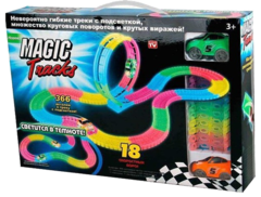 Трасса Magic Tracks 366 деталей 2 машинки + мертвая петля