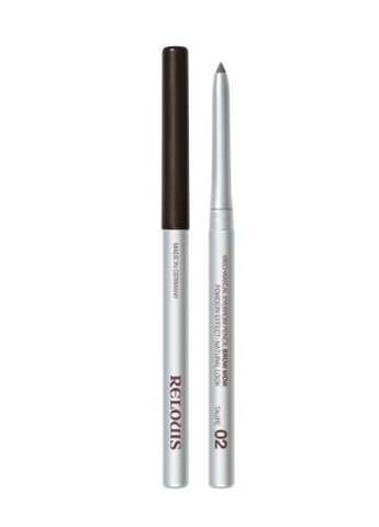 RELOUIS Карандаш для бровей механический BROW WOW тон 02 Taupe (Германия)