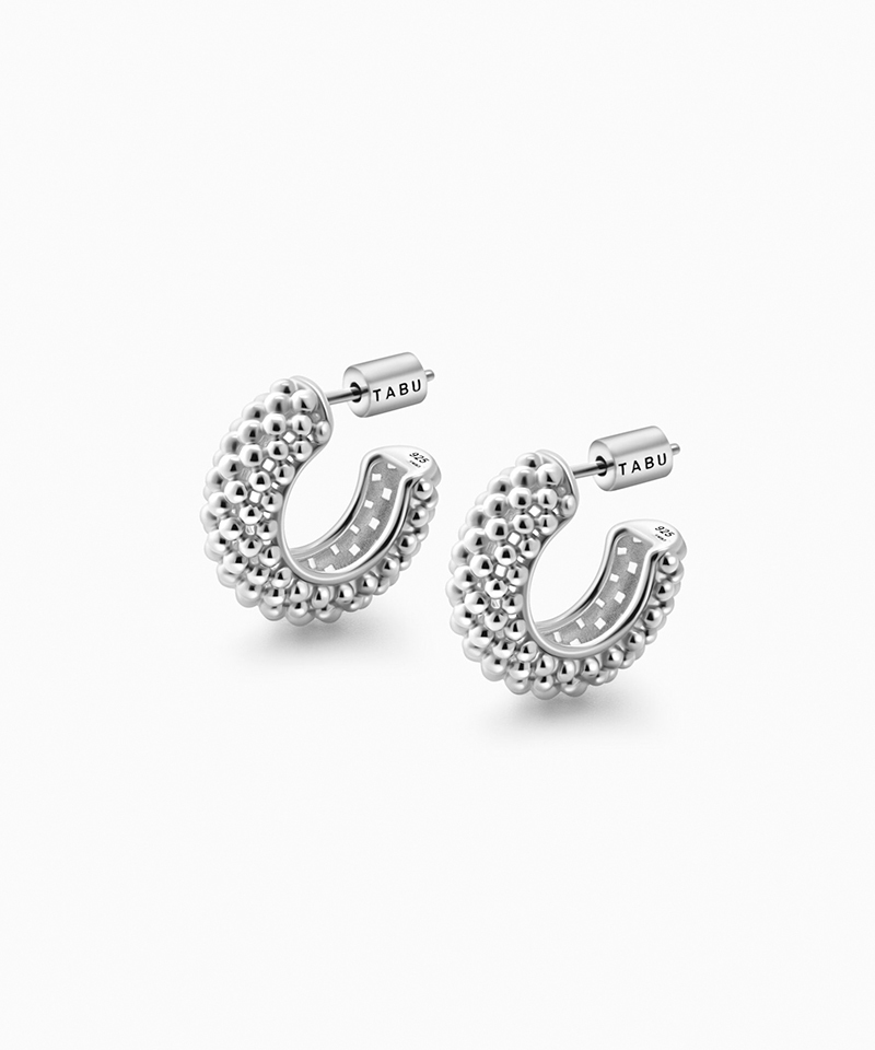 Серьги DOTS silver