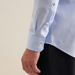 Сорочка мужская Seidensticker Slim Fit 01.675198-14 из поплина голубая
