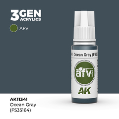 Акриловая краска AK Interactive Ocean Gray (FS 35164) 3GEN AFV, 18мл