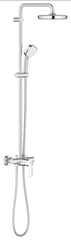 Душевая система с однорычажным смесителем настенного монтажа, GROHE Tempesta Cosmopolitan System 210, хром, (26224001)
