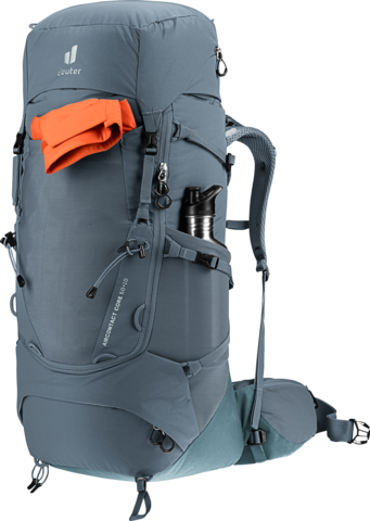 Картинка рюкзак туристический Deuter Aircontact Core 50+10 Graphite-Shale - 8