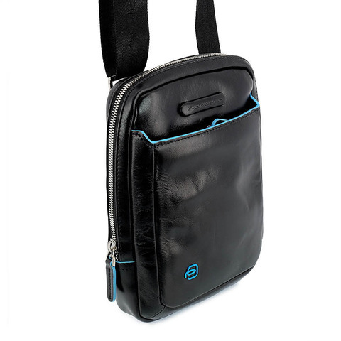 Сумка Piquadro Blue Square CA3084B2/N, чёрный, кожа натуральная