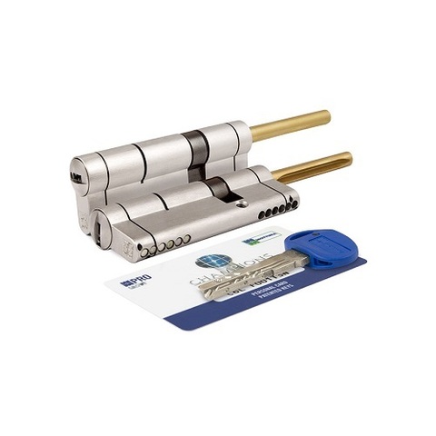 Цилиндровый механизм под вертушку (дл. шток) MOTTURA CP4P513101C5 (82 мм/46+10+26) никель /37465/