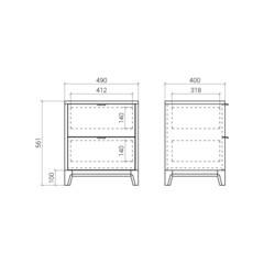 Прикроватная тумба CS010