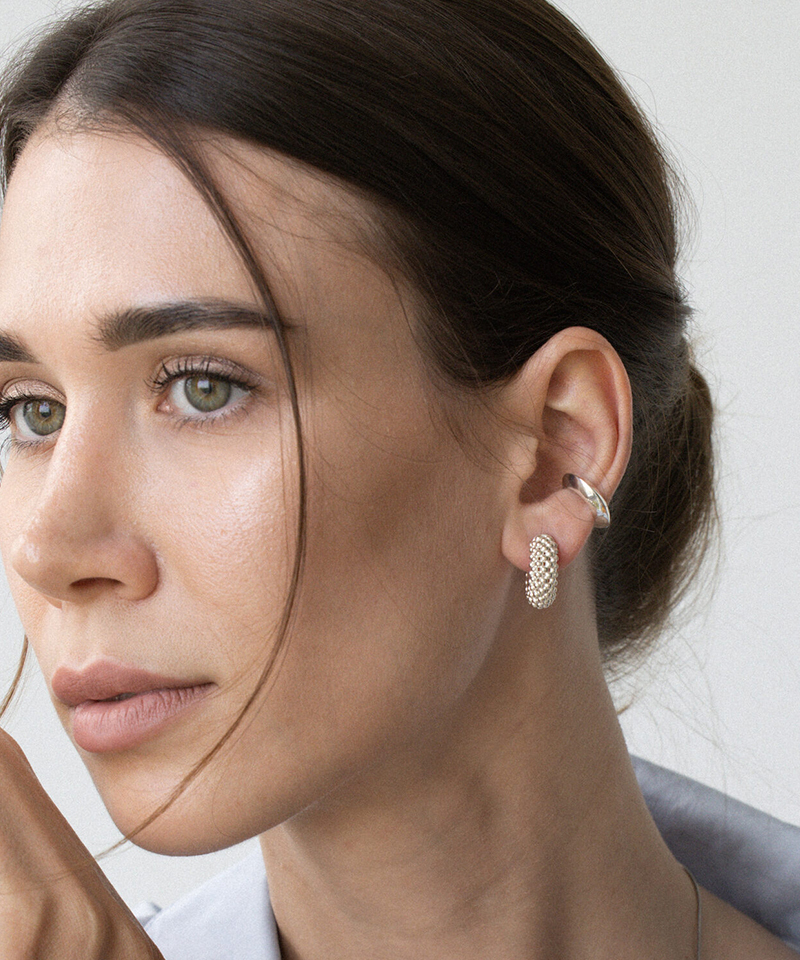Серьги DOTS silver