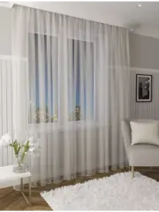 Тюль сетка с утяжелителем 260х300