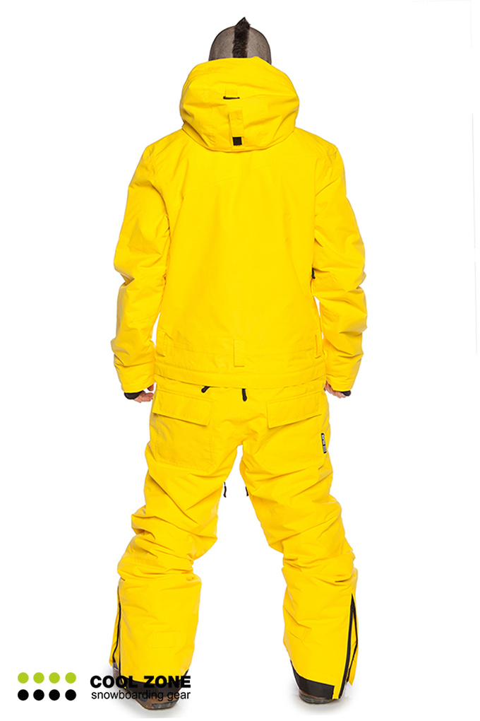 COOL ZONE MONO мужской сноубордический комбинезон желтый - 3